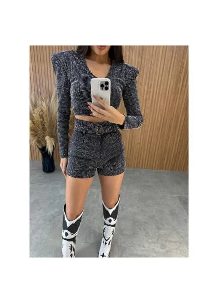 Short Super Luxo New  Preto