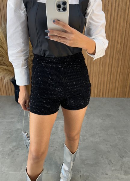 Short Super Luxo - Preto