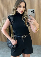 Short Roma Luxo - Preto