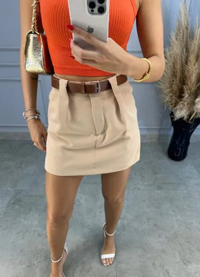 Short/Saia Berlim Alfaiataria - Areia