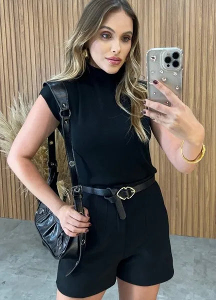 Short Roma Luxo - Preto