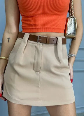 Short/Saia Berlim Alfaiataria - Areia